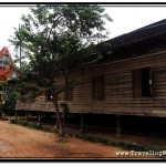 Wooden Houses at Wat Bo Grounds – Dwellings of the Monks who Live at the Pagoda
