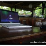 Photo: The Only Picture of My Stolen Laptop I Have. Taken at Bungalow Village in Sihanoukville, Cambodia