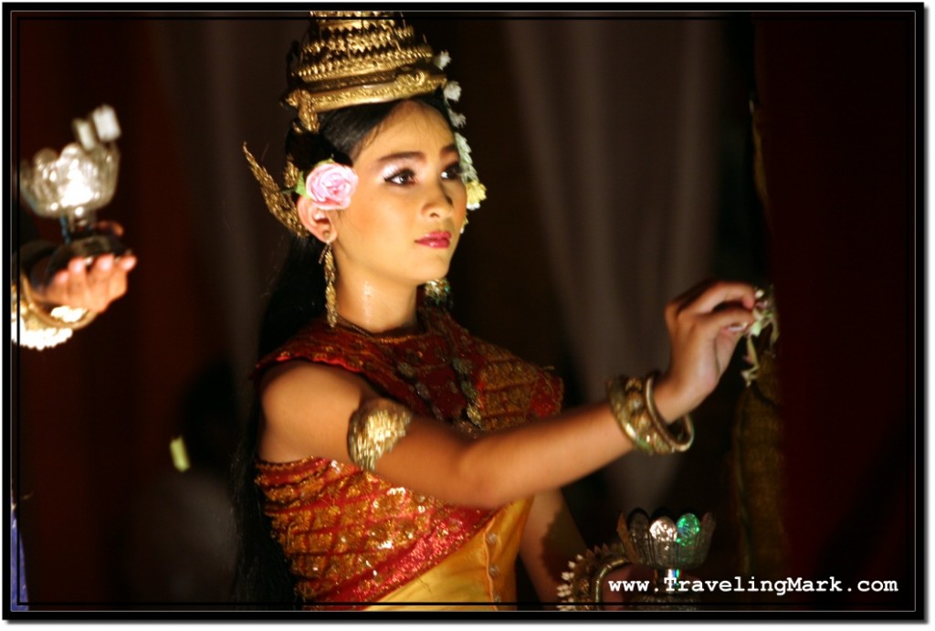Photo: Apsara Dancer in a Traditional Khmer Dress