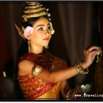 Apsara Group in Traditional Khmer Costumes at Angkor Wat