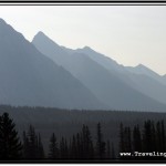Photo: Canadian Rocky Mountain Peaks Hazed in Early Morning Mist