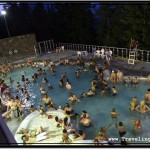 Photo: Upper Hot Springs in Banff at Night with Naturally Heated, Mineral Rich Water