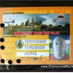 Photo: Seven Day Pass to Angkor Costs $60 US, Contains a Photo and is Laminated. Holes Are Punched Upon Each Visit