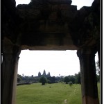 Photo: Angkor Wat As Seen Through the Window of the Exterior Wall Courtyard