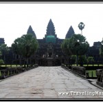 Photo: Sandstone Causeway Leading to Angkor Wat with No People Messing the View - Still Horrible Morning Light