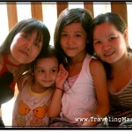 Photo: Ha with Her Daughter and Distant Family Cousins from Cambodia