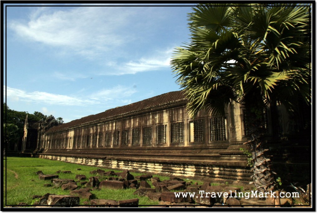 Photo: Morning Light is Great for The Inside of The Exterior Wall, But Not Angkor Wat Central Temple