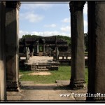 Photo: View of One Library from Another Library Across the Sandstone Causeway