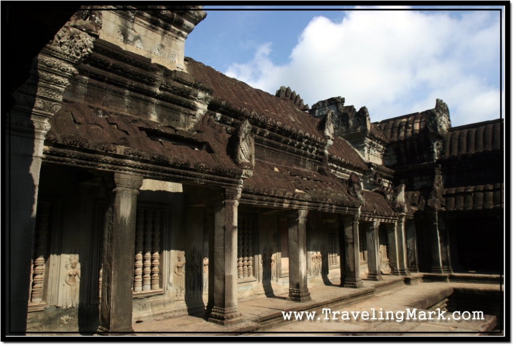 Photo: Inner Side of Wall Surrounding Angkor Wat Temple