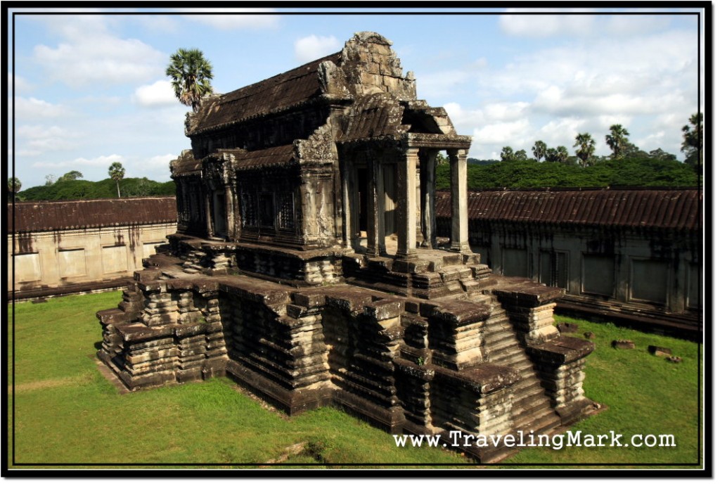 Photo: Small Library Inside Main Angkor Wat Complex