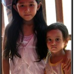 Photo: Four Year Old Vietnamese Girl With Her Cambodian Cousin