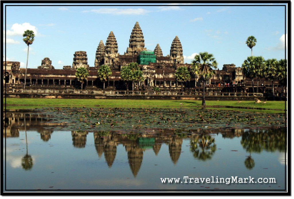 Photot: Angkor Wat Picture with Reflection in the Pond Taken from the Popular Photo Spot
