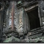 Photo: Fine Apsara Carvings on Thommanon Central Sanctuary - Notice Outer Apsaras with Different Skirts Than Inner Ones