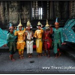 Photo: Apsara Group in Traditional Khmer Dresses at Angkor Wat
