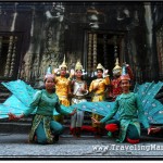 Photo: Apsara Group Posing for a Picture at Central Temple of Angkor Wat