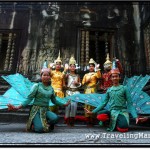 Apsara Group in Traditional Khmer Costumes at Angkor Wat