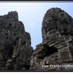 Photo: Bayon Central Sanctuary on the Left, Face Tower on the Right