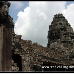 Photo: Bayon Face Tower on the Corner of the Gallery