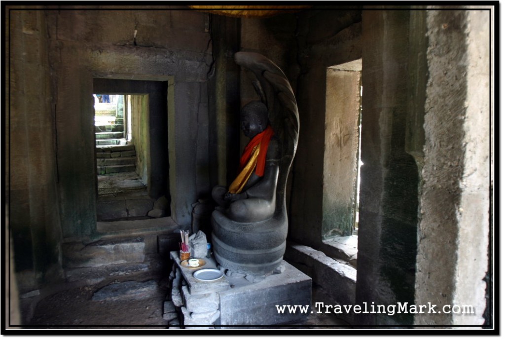 Photo: Buddha Sitting on a Serpent Which Shelters Him with its Head