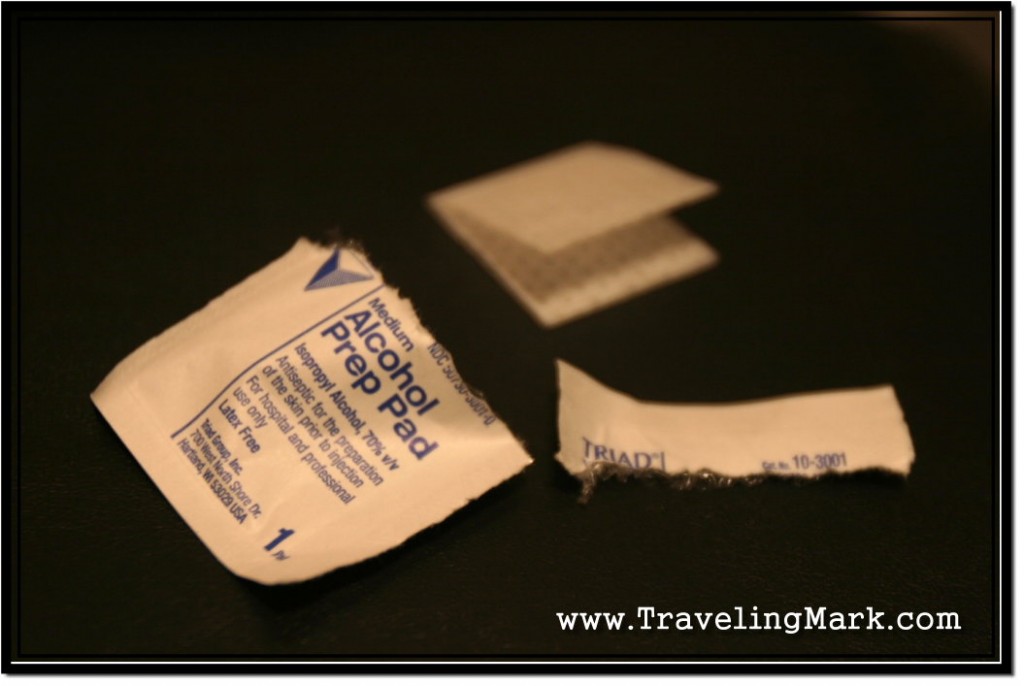 Photo: Cleaning Swab Contains 70% Isopropyl Alcohol and Works Great in Removing Impurities and Oil Deposits