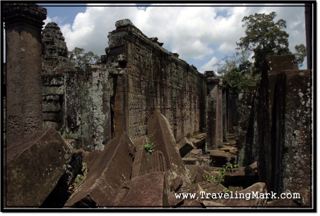 Photo: Labyrinth of Collapsed Walls at Bayon Temple