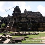 Photo: Cranes Towering Over Baphuon Temple in Angkor Thom