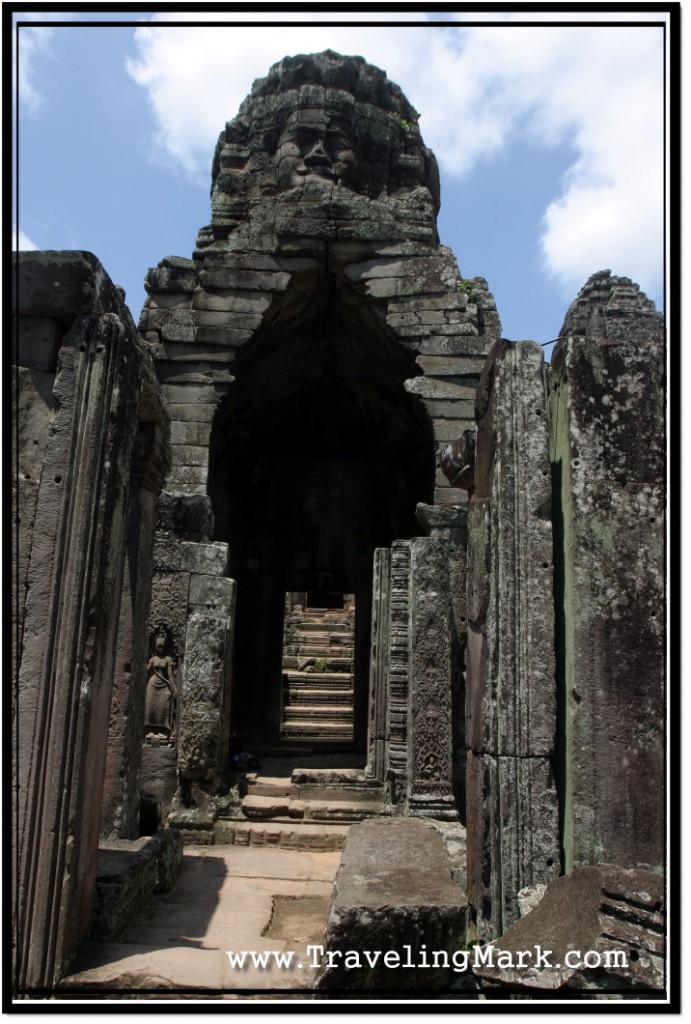 Photo: East Gopura Serves as the Main Entrance to Bayon Temple