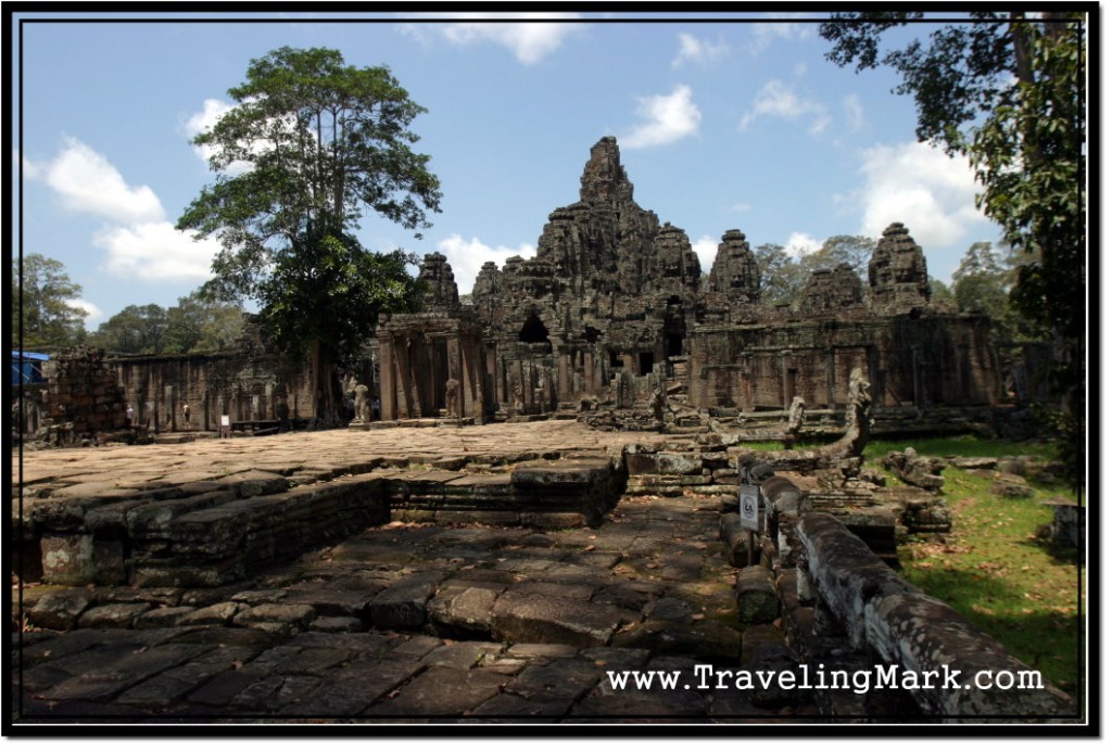 Photo: East Terrace Leading to Main Entrance of Bayon Temple