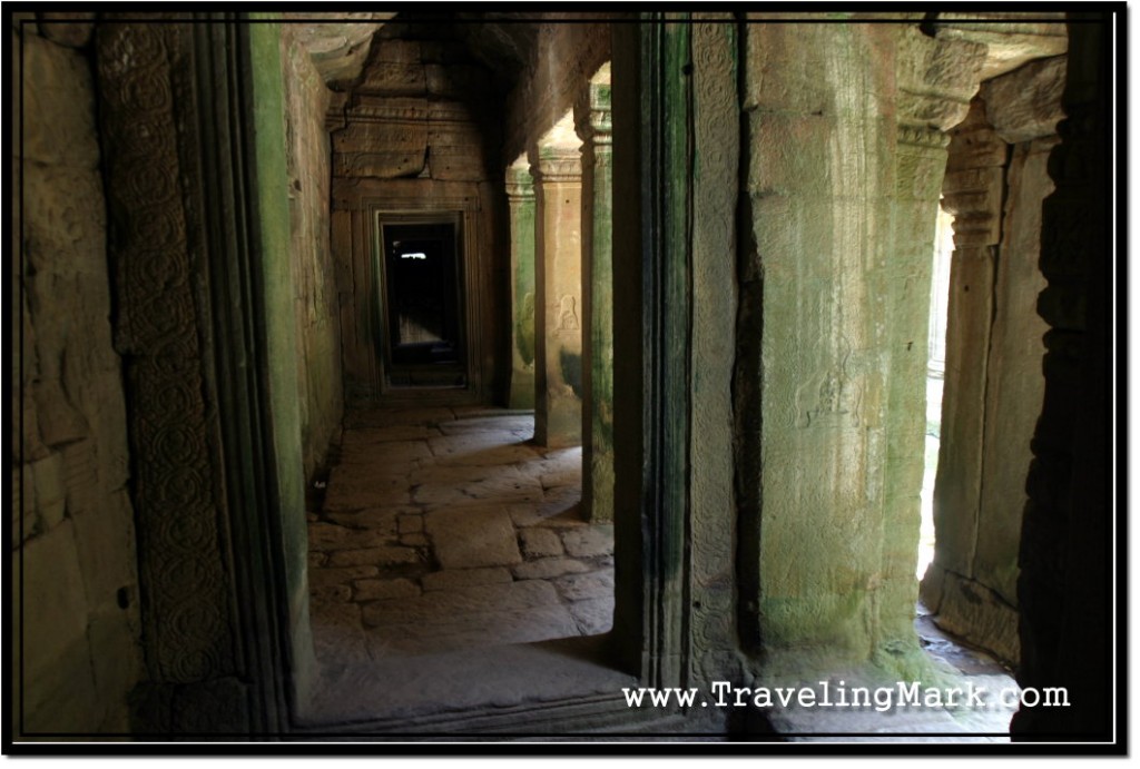 Photo: Bayon Temple of Cambodia with its Endless Hallways