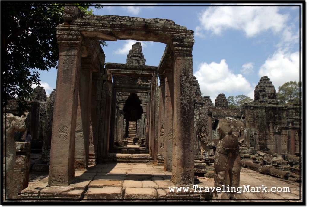 Photo: Entrance Passage Leading to the Main Bayon Gopura