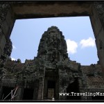 Photo: Face Tower on Top of the Entrance Gate to Bayon Temple