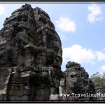 Photo: Free-Standing Bayon Face Tower at Angkor Thom, Cambodia