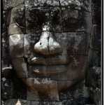 Photo: Faces Bearing Full Lips of Khmer King Jayavarman VII at Bayon