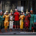 Apsara Group in Traditional Khmer Costumes at Angkor Wat