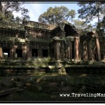 Photo: East Side Angkor Wat Library is Hidden Among the Trees