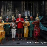 Apsara Group in Traditional Khmer Costumes at Angkor Wat
