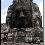 Photo: Bayon Face Tower with More Serious Facial Expression