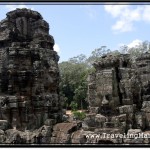 Photo: Partially Restored Bayon Face Towers