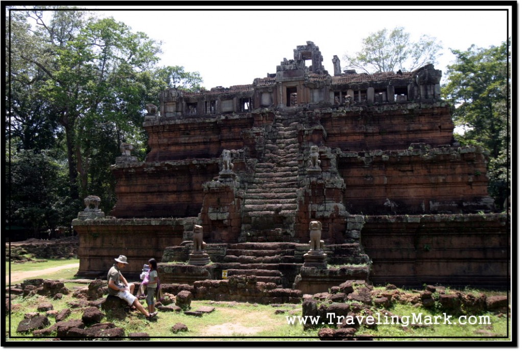 Photo: East Face of the Phimeanakas Temple Is in Much Ruin