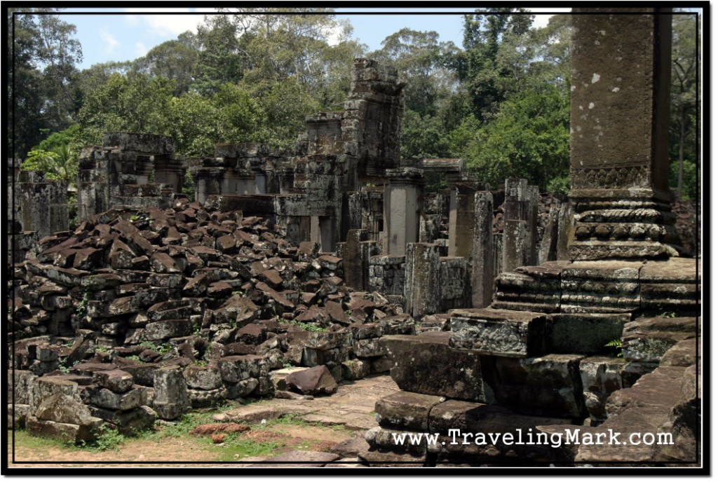 Photo: Pile of Bayon Rocks Still Waiting for a Place Where They Belong to be Found