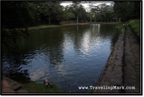 Photo: Sras Srei Pool in the Angkor Thom Royal Palace Area