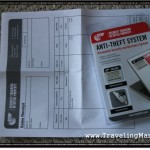 Photo: The Package Contained Stop Theft Kit and Sales Receipt