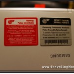 Photo: Stop Theft Tag Applied on My Samsung N150 Netbook