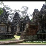 Photo: Library of Thommanon on the Left and East Gopura on Far Right