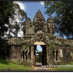 Photo: Victory Gate of Angkor Thom - View from the West in the Afternoon (good lighting)