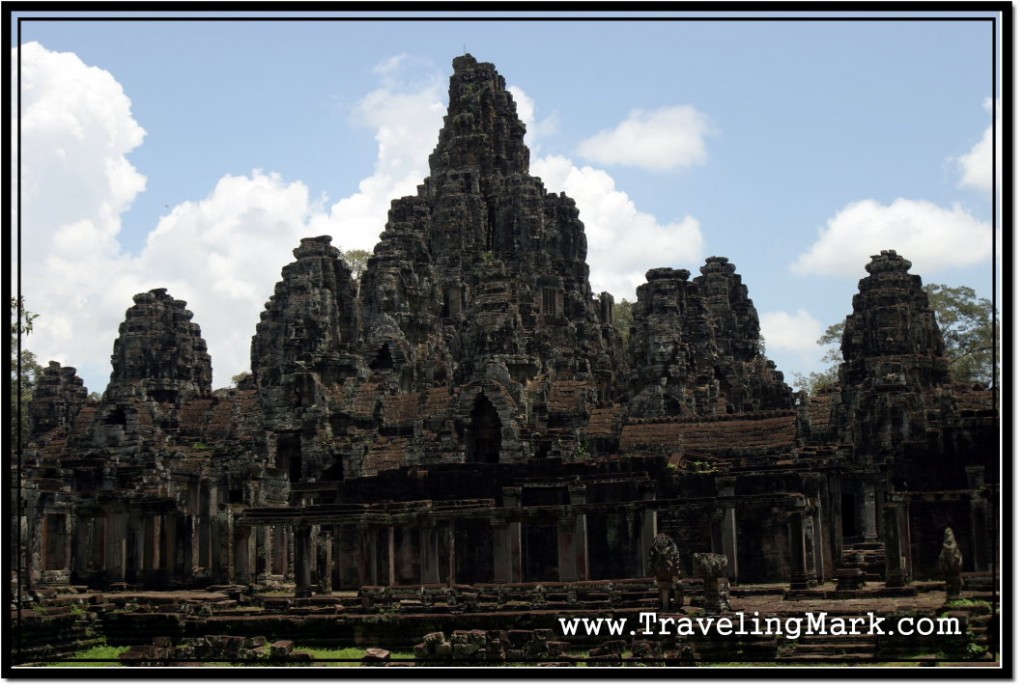 Photo: West Face of Bayon Temple