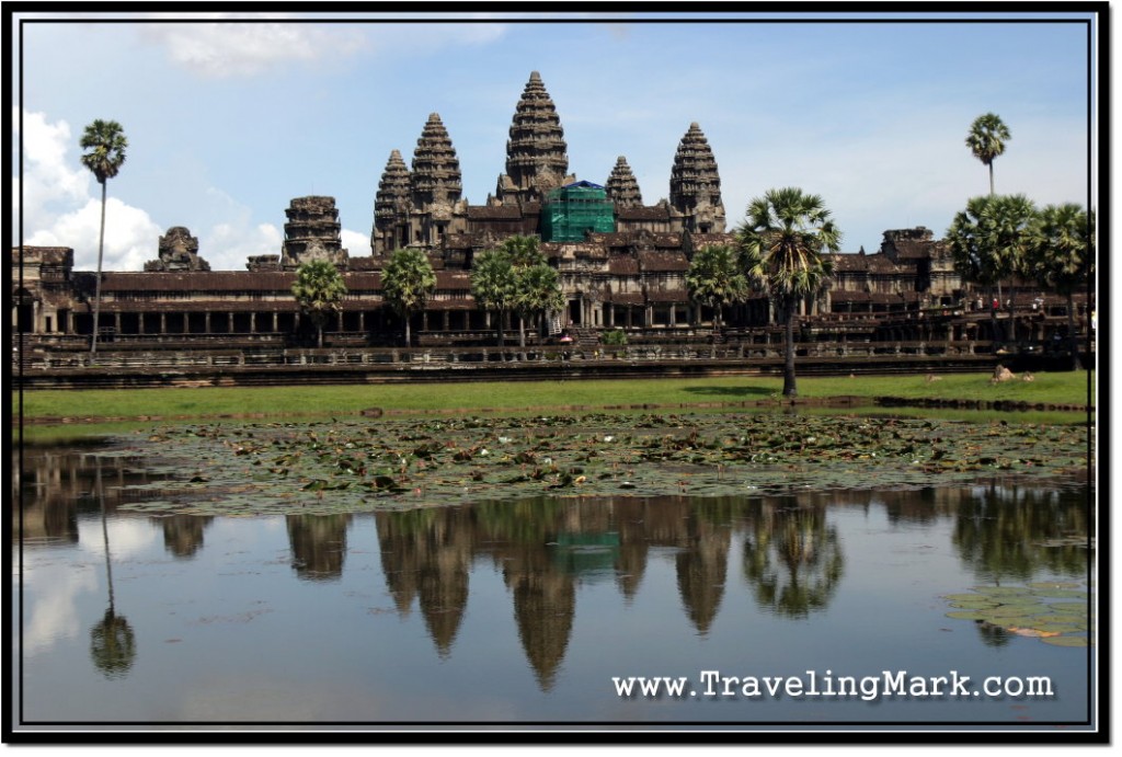 Photo: Best Spot for Photography of Angkor Wat is By the North Basin