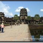 Photo: Entrance Causeway Leading Across the Moat Surrounding Angkor Wat