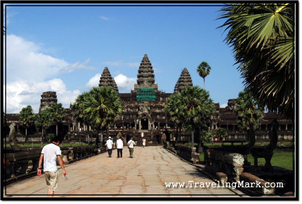 Photo: Angkor Wat Central Temple with the Causeway Leading to It