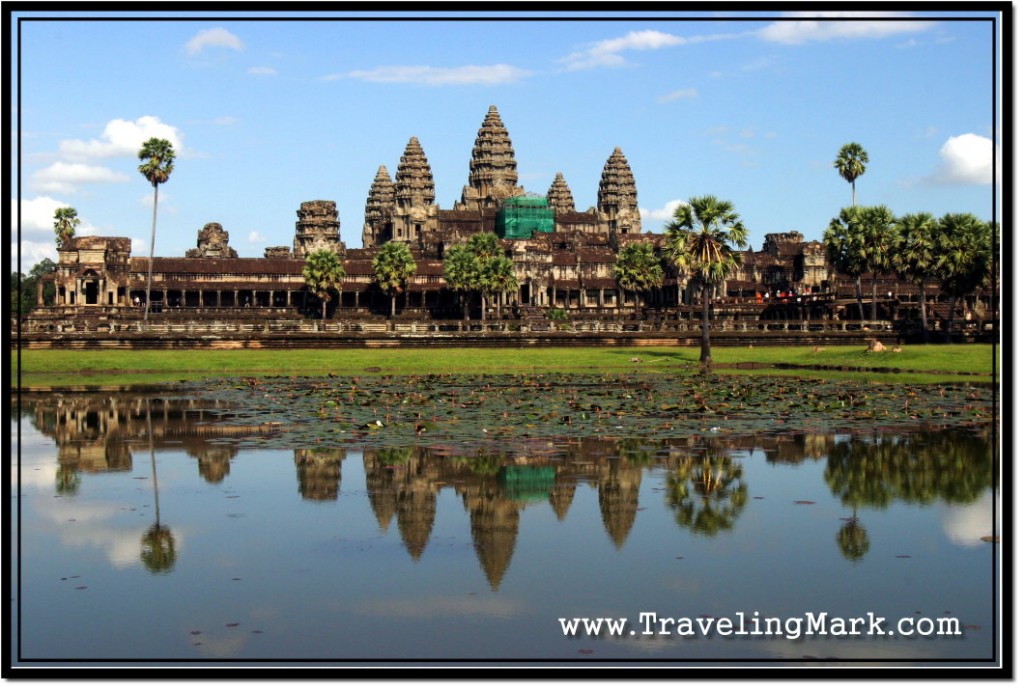 Photo: Angkor Wat With Its Reflection in the North Basin